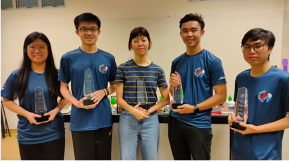 Students from Makerspace@UM Won First Place in Hackathon!